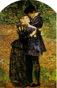Sir John Everett Millais A Huguenot Spain oil painting artist